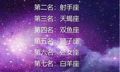 十二星座男之长相-十二星座男长相排名